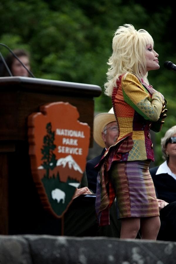 Dolly Parton at Great Smoky Mountains National Park